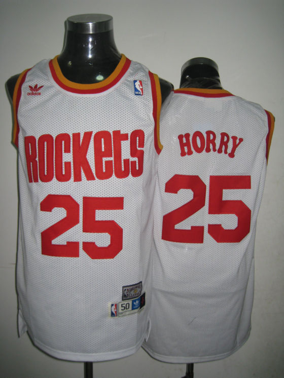  NBA Houston Rockets 25 Robert Horry Soul Swingman White Jersey
